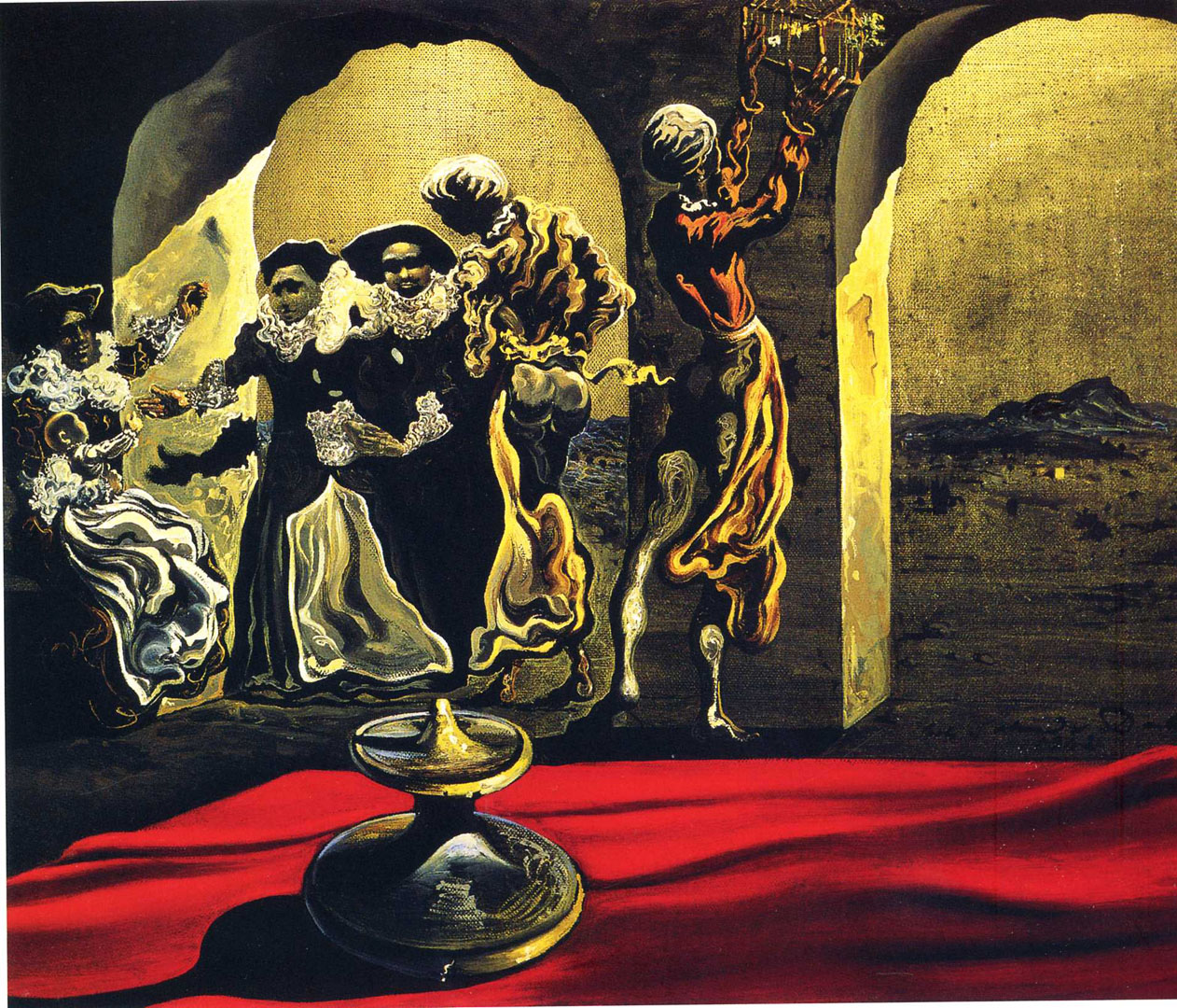 salvador dali optical illusion paintings