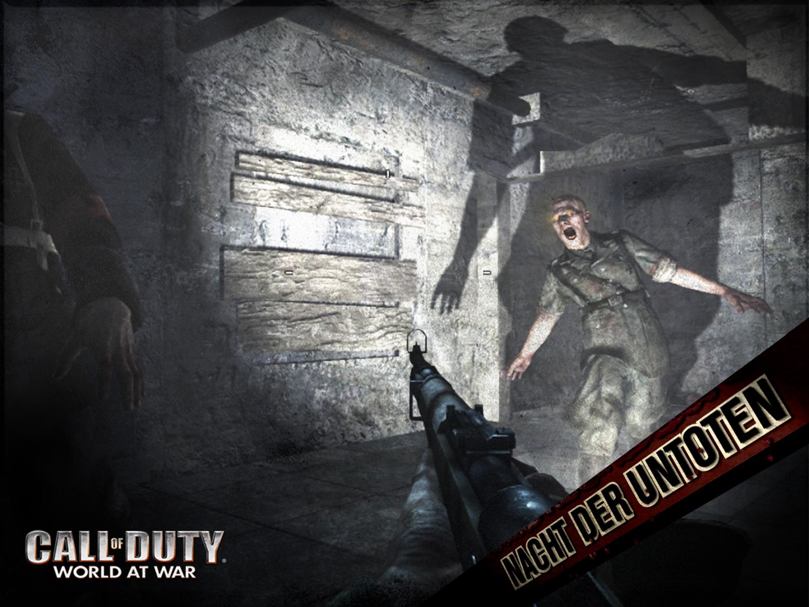 Attack By Flashlight - Call Of Duty World At War Wallpaper