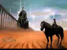 wander in the desert on horseback