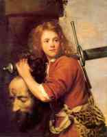 david bearing the head of goliath