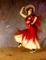 a flamenco dancer