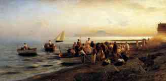 figures on a shore