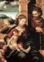 holy family with child st john