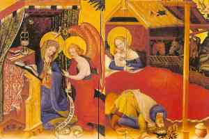 medieval birth of christ and prayer