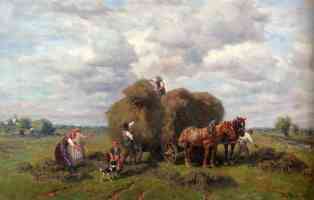 the hay harvest