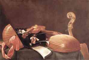 still life with musical instruments