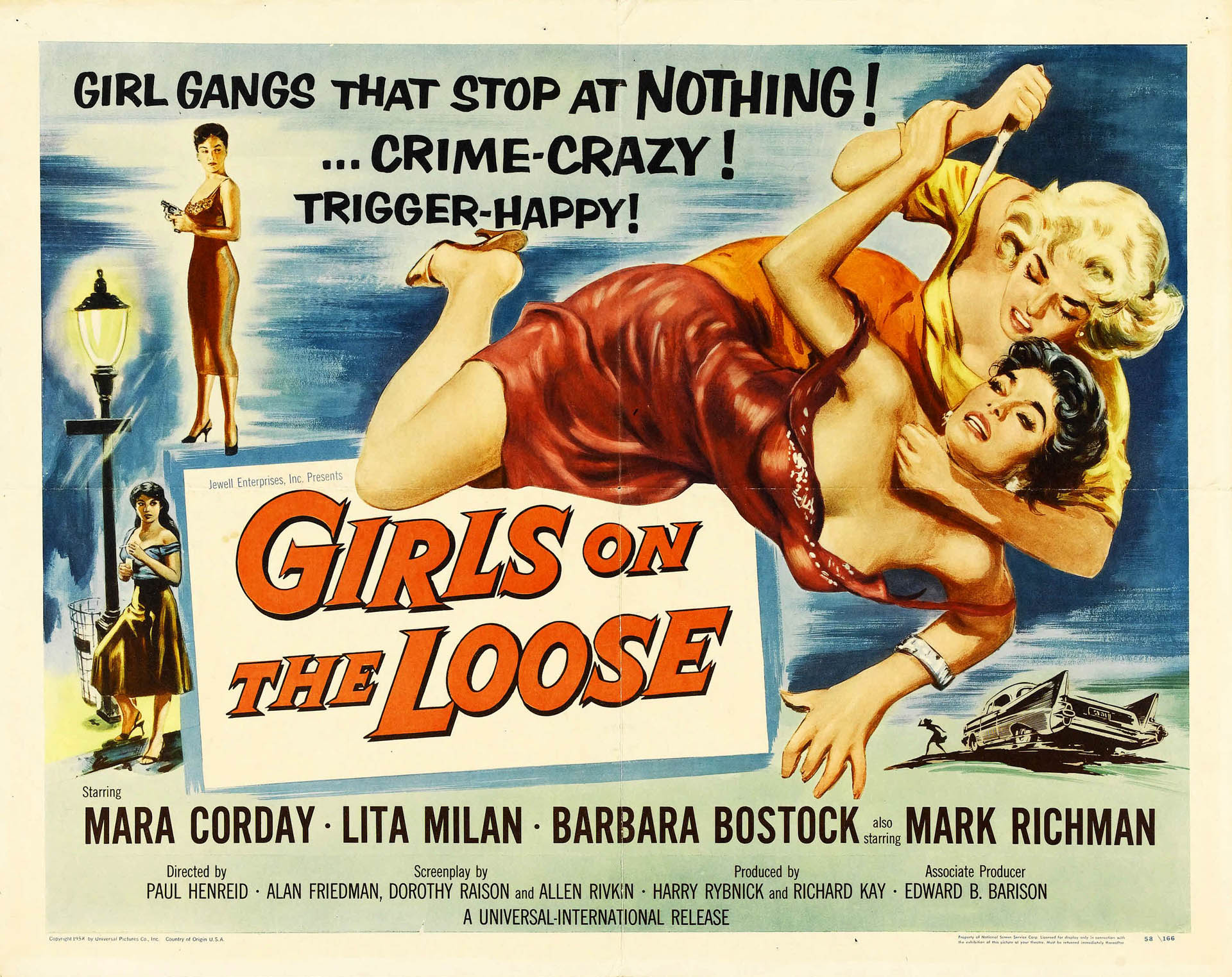 Girls On The Loose - 1950s B Movie Posters