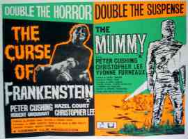 THE CURSE OF FRANKENSTEIN and THE MUMMY double bill