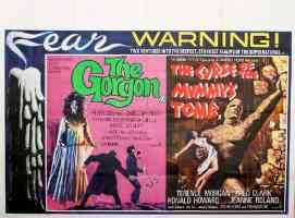 THE GORGON and CURSE OF THE MUMMYS TOMB double bill