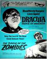 THE PLAGUE OF THE ZOMBIES and DRACULA PRINCE OF DARKNESS double bill