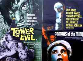 TOWER OF EVIL and DEMONS OF THE MIND double bill