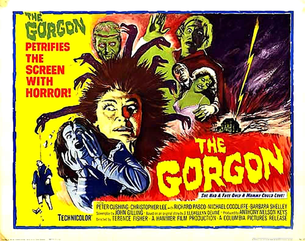 THE GORGON Landscape - Horror B Movie Posters