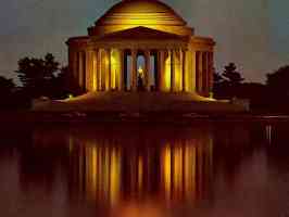 jefferson memorial by the lake