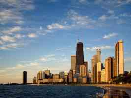 chicago skyline illinois