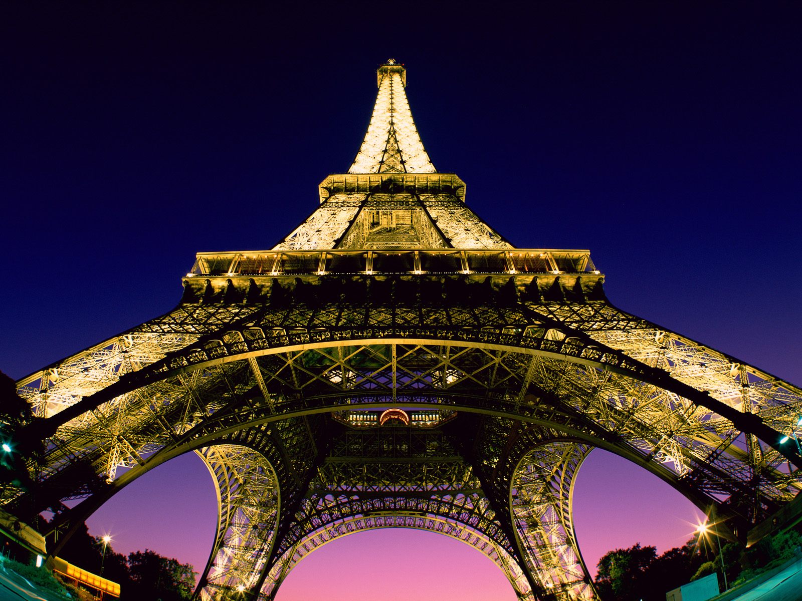 Beneath The Eiffel Tower Paris France