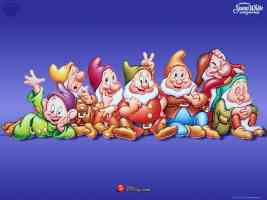 the seven dwarves chilling out