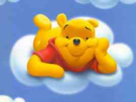 winnie the pooh on cloud