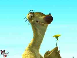 Ice Age Sid With Dandelion