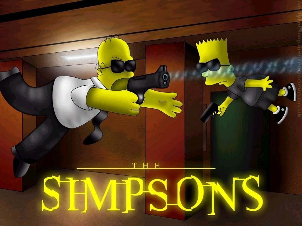 Simpsons Matrix Simpsons Wallpaper