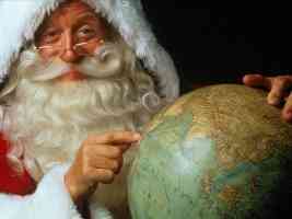 Globetrotting Santa Claus