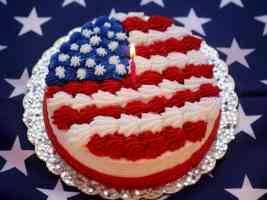 american flag cake