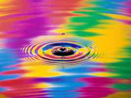 a splash of color