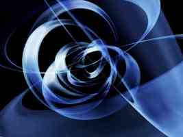 blue spirally circles