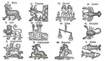 15th century zodiacal images and sigil signs