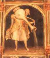 aquarius the water bearer from 15th century astrological fresco