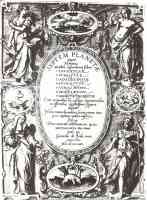 the four elements, humours and temperaments on the title page of septem planetae