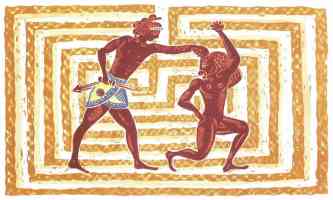 the labyrinth and minotaur