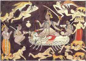 the hindu gods kali shiva and brahma