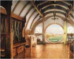 John Howe A Hobbits Dwelling