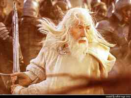 lord of the rings gandalf in battle