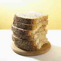 stack of sliced brown bread