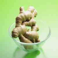 root ginger in a bowl