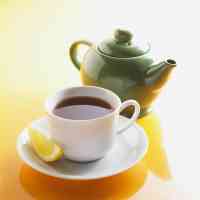 cup of tea and teapot