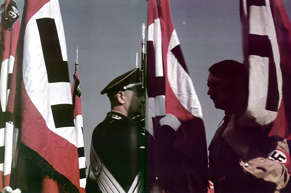 Hitler Flags Consecration At The Nuremberg Nazi Party Rally In 1938
