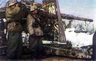 88mm FLAK used in ground warfare on eastern front Russia 1942