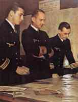 Grand Admiral Karl Doenitz at a briefing