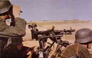 MG 34 machine gun in Operation