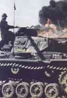 Panzer III tank during an attack