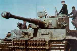 Tiger tank ammunition is loaded