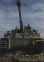 Tiger tank in action