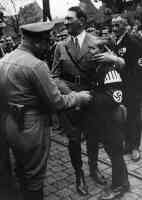 adolf hitler with a young admirer