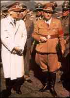hitler in a white coat with goring