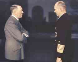 hitler talking to a naval commander