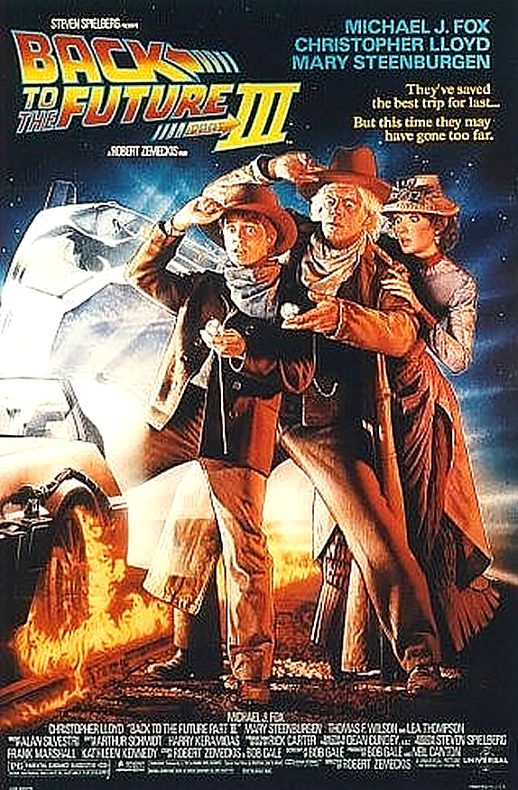 back to the future 3 poster