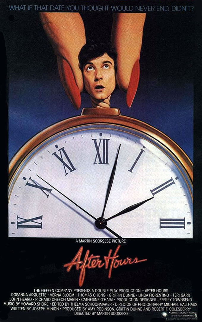 AFTER HOURS - Thriller Movie Posters