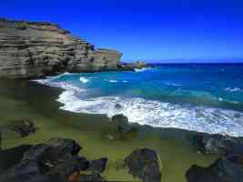 Green Beach Big Island Hawaii